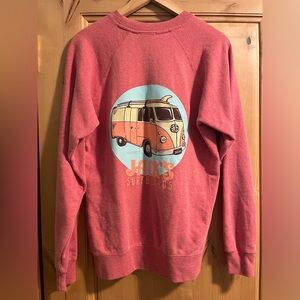 Jacks Surfboards Coral Crewneck Sweatshirt